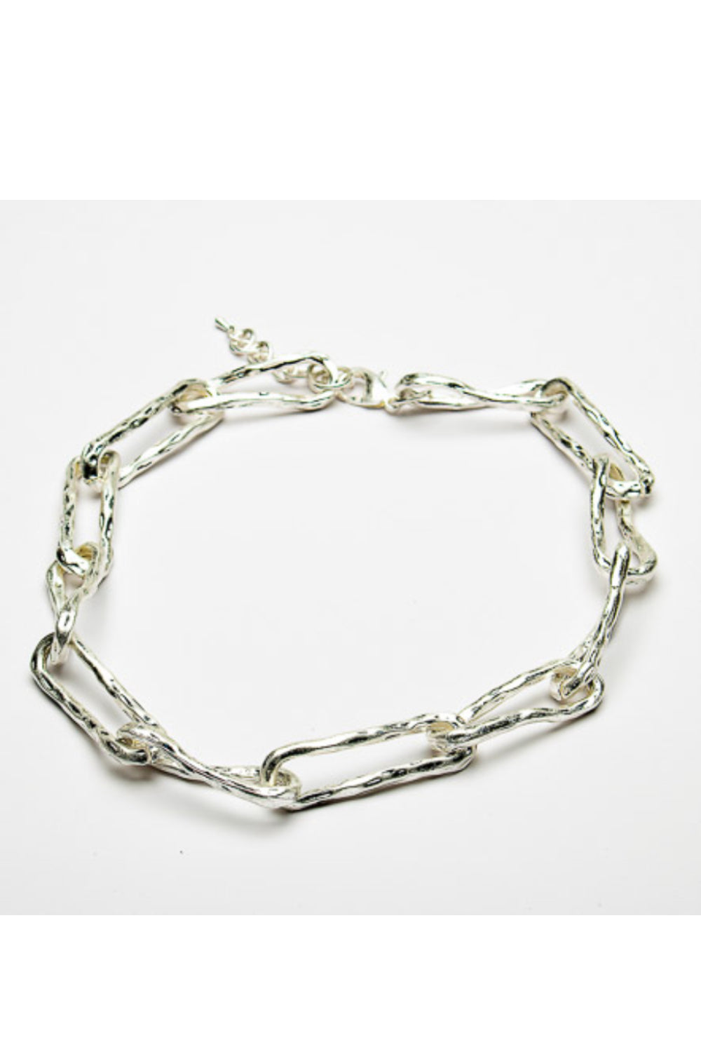 Short Mis-Shaped Chain Link Necklace