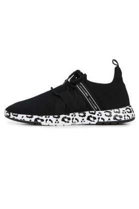 EMU Australia Leura Trainer Black Leopard Black