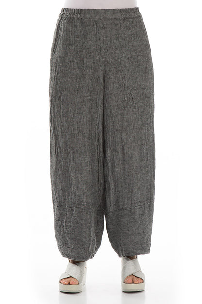 Grizas Loose Linen 3492 Trousers Grey