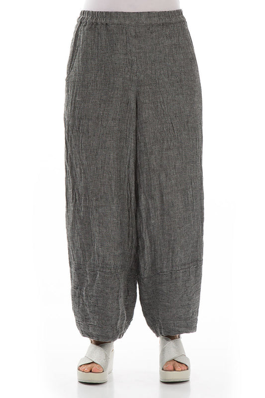Grizas Loose Linen 3492 Trousers Grey