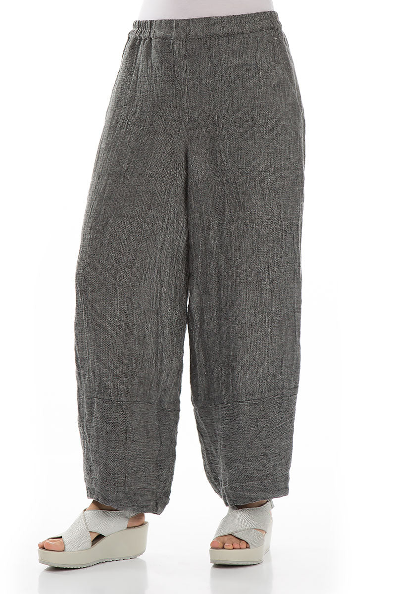 Grizas Loose Linen 3492 Trousers Grey