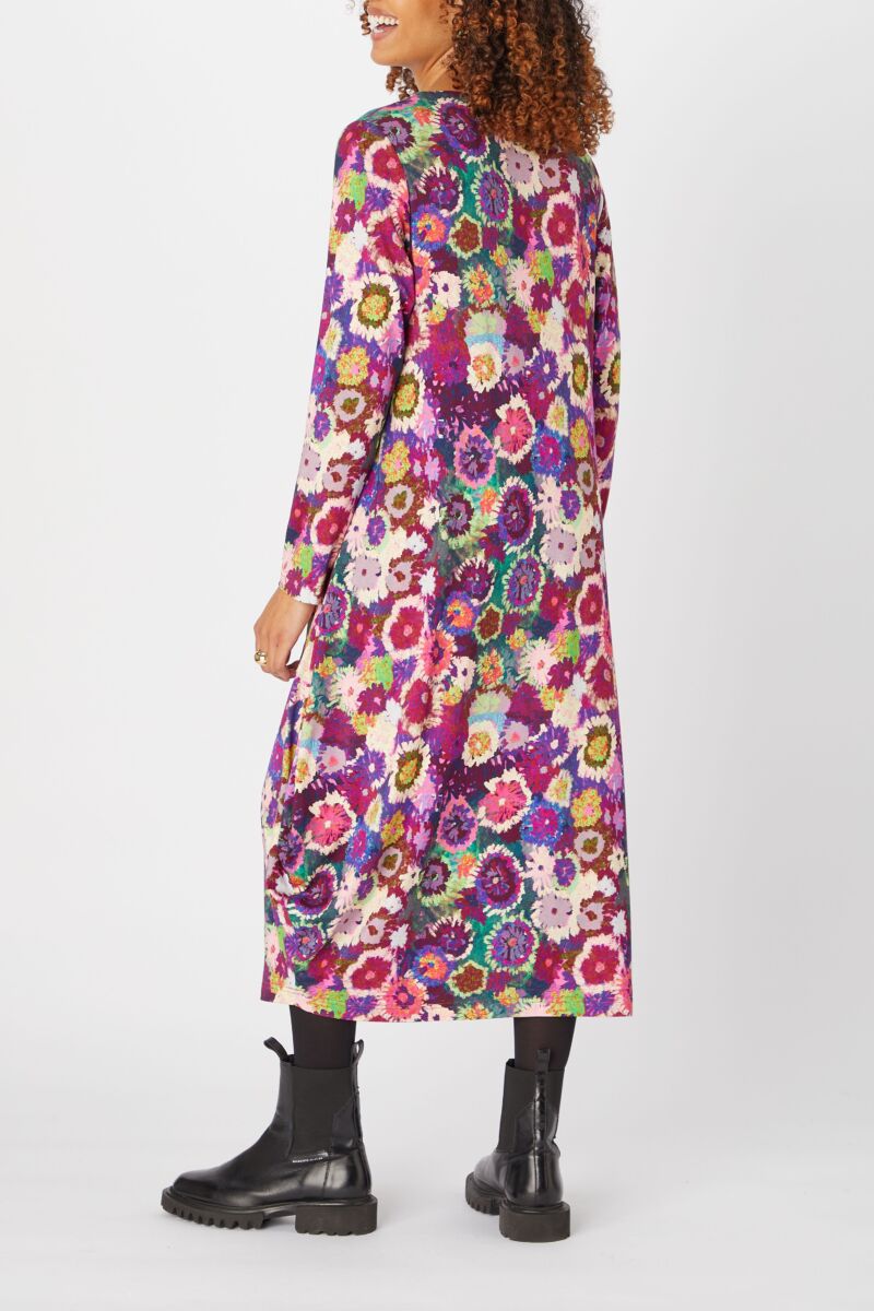 Sahara Midnight Garden Jersey Dress Purple