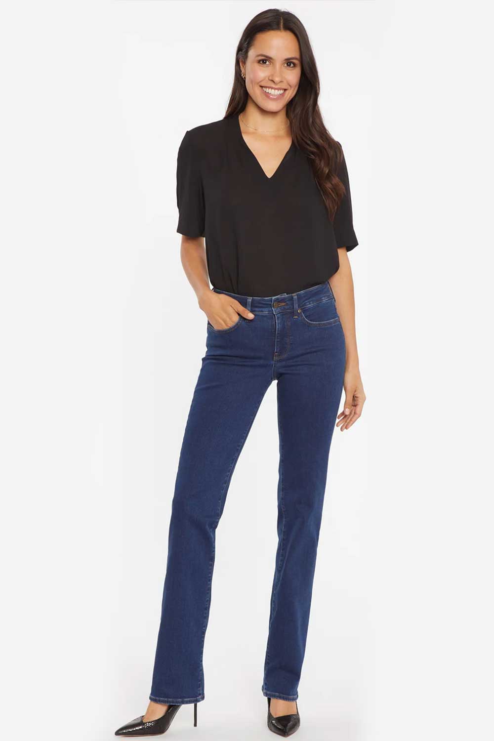 Marilyn Premium Denim Straight Jeans