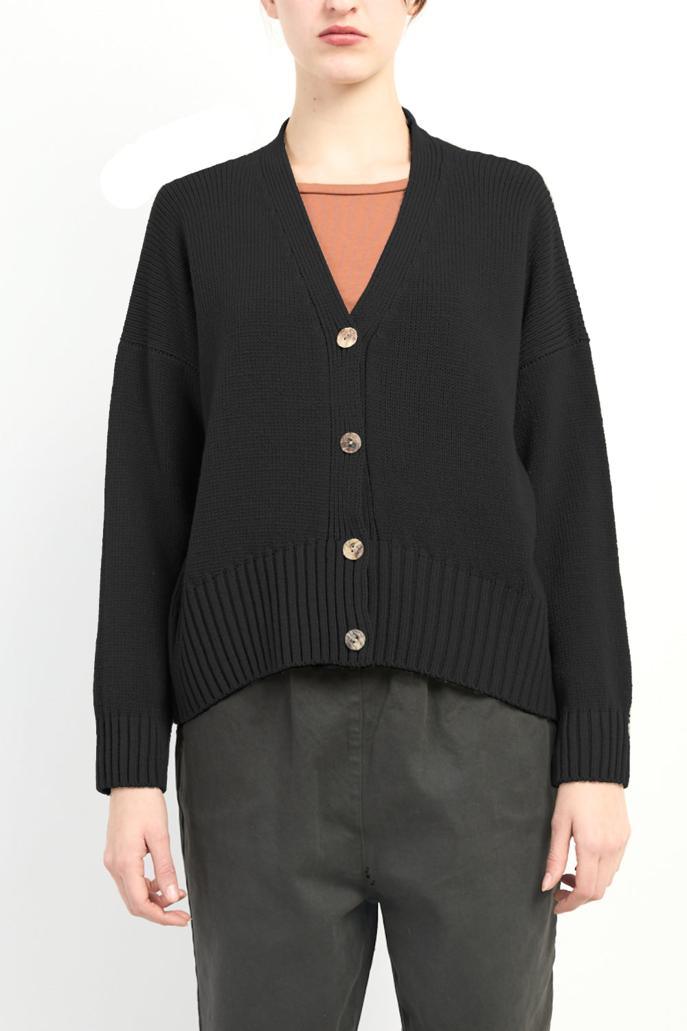 Ribbed Knit Cardigan