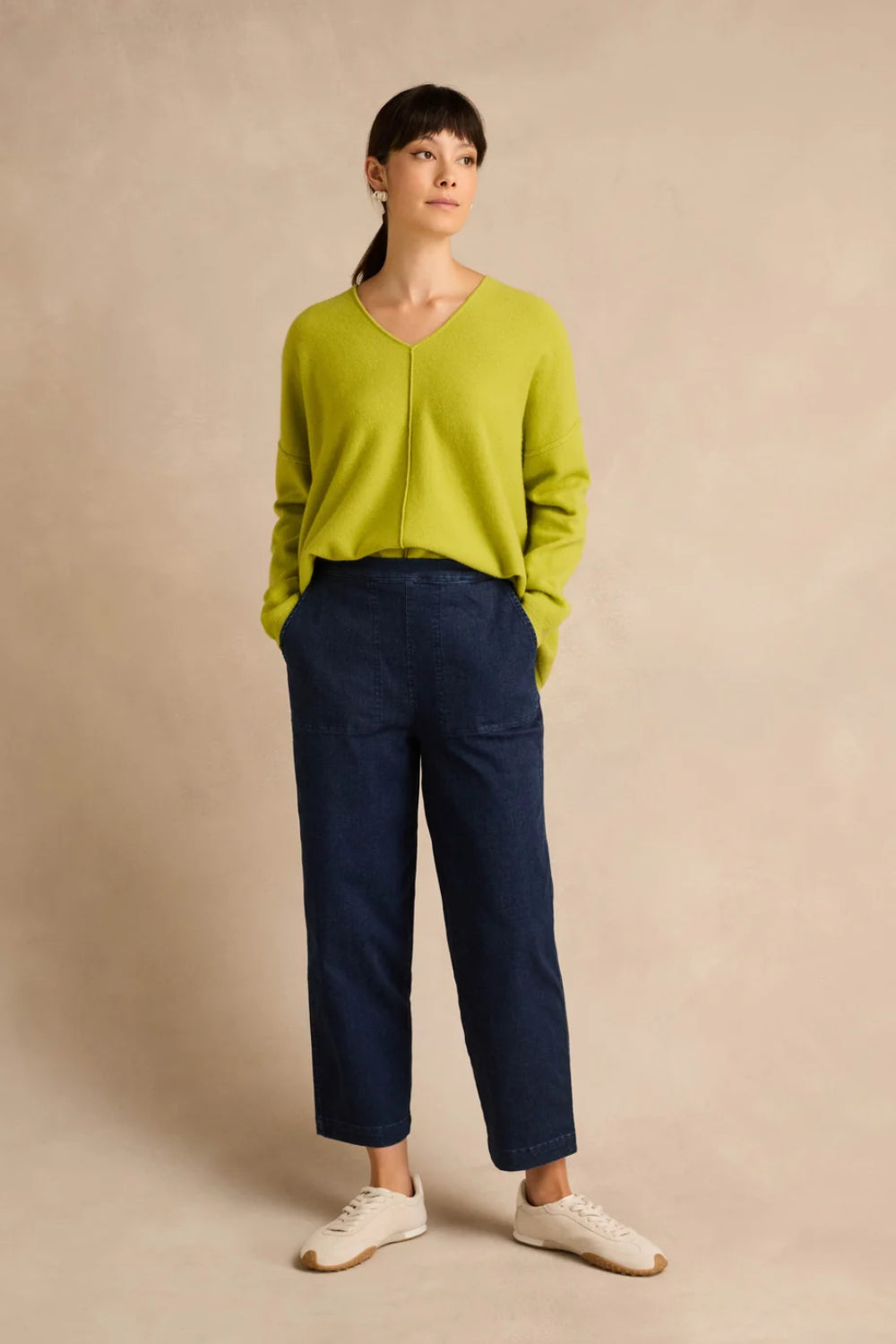 Merino Wool V Neck Jumper