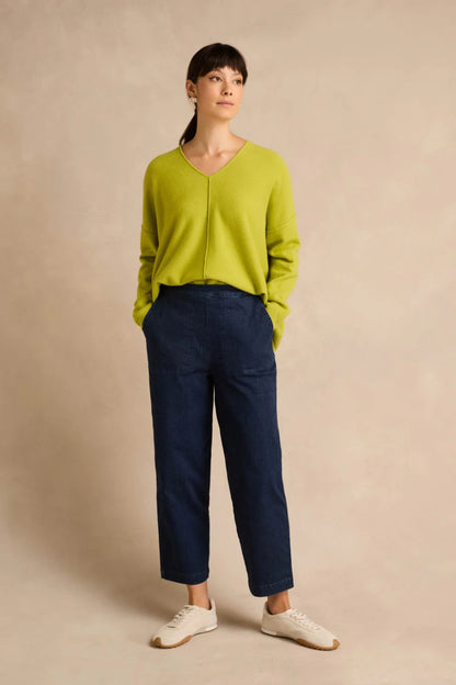 Merino Wool V Neck Jumper