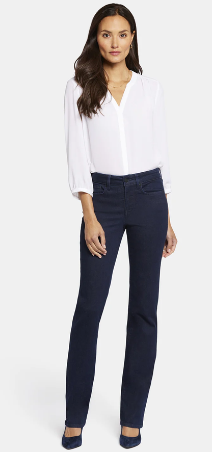 NYDJ Rinse Marilyn Straight Jeans Rinse