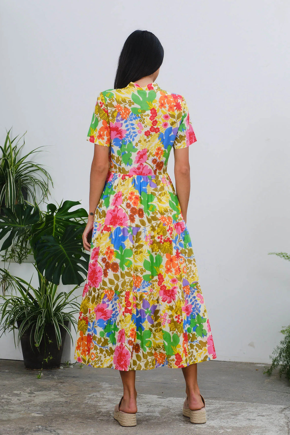 Pretty Vacant Bold and Beautiful Maxi Dress Yellow