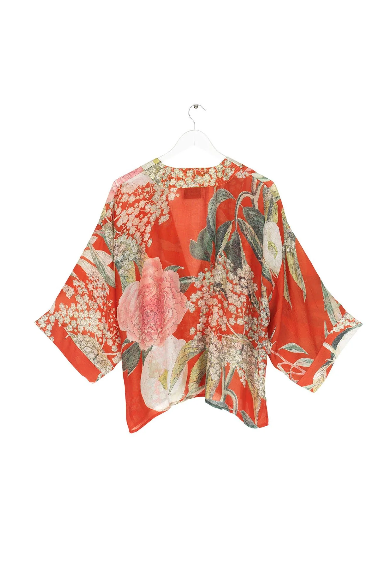 One Hundred Stars Kew Elderflower Kimono Red 