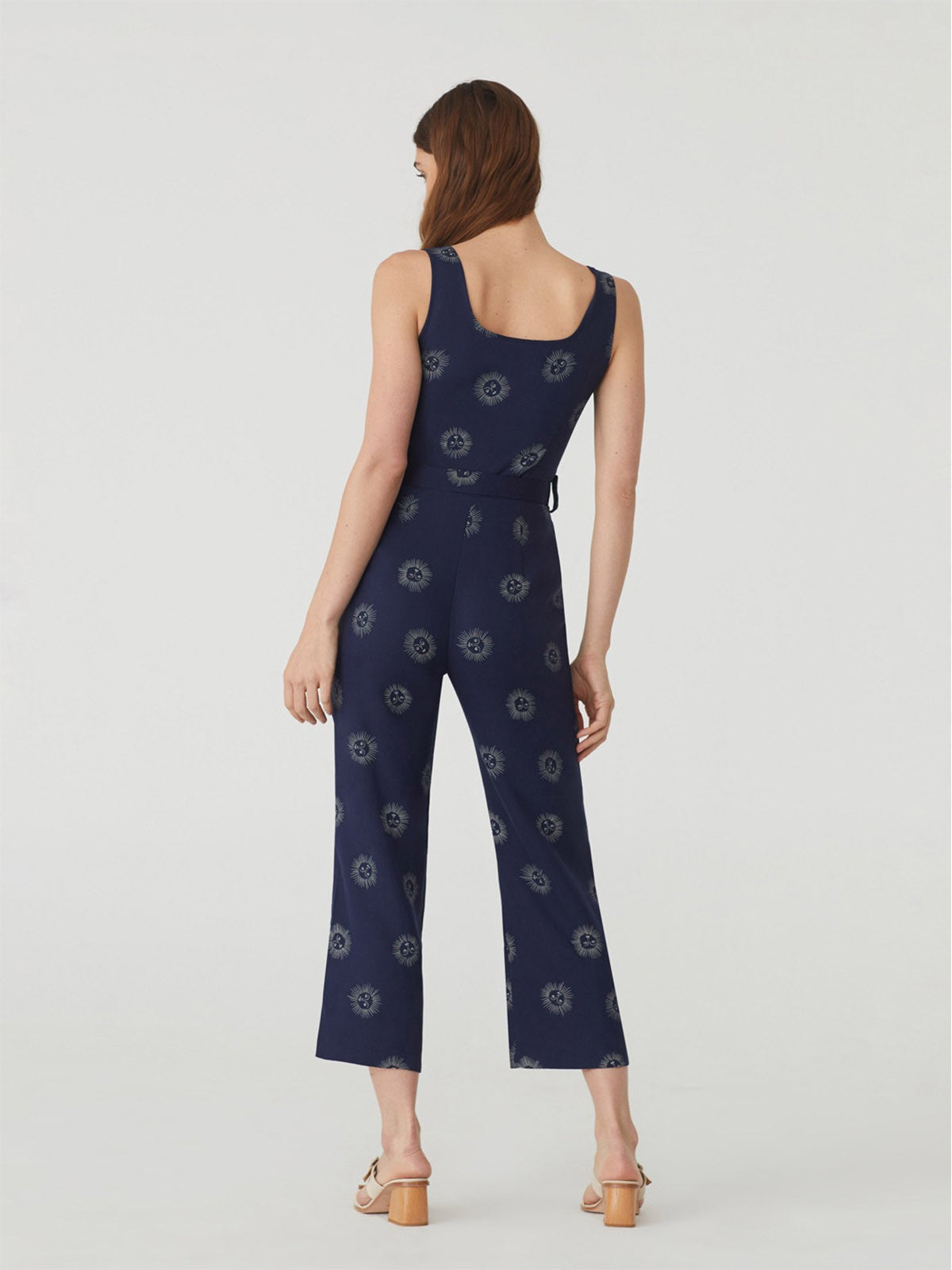 Nice Things Sun Faces Print Jumpsuit
