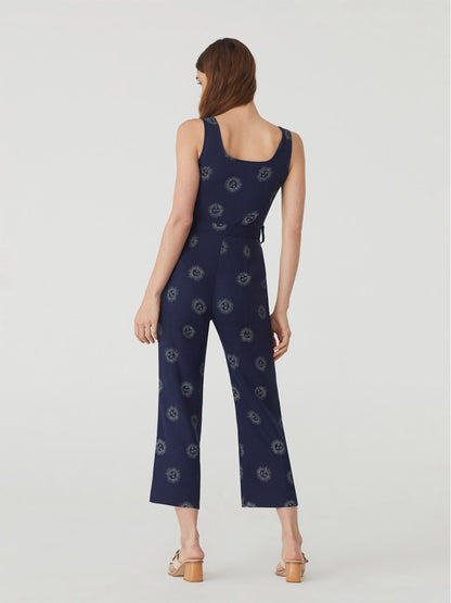 Nice Things Sun Faces Print Jumpsuit