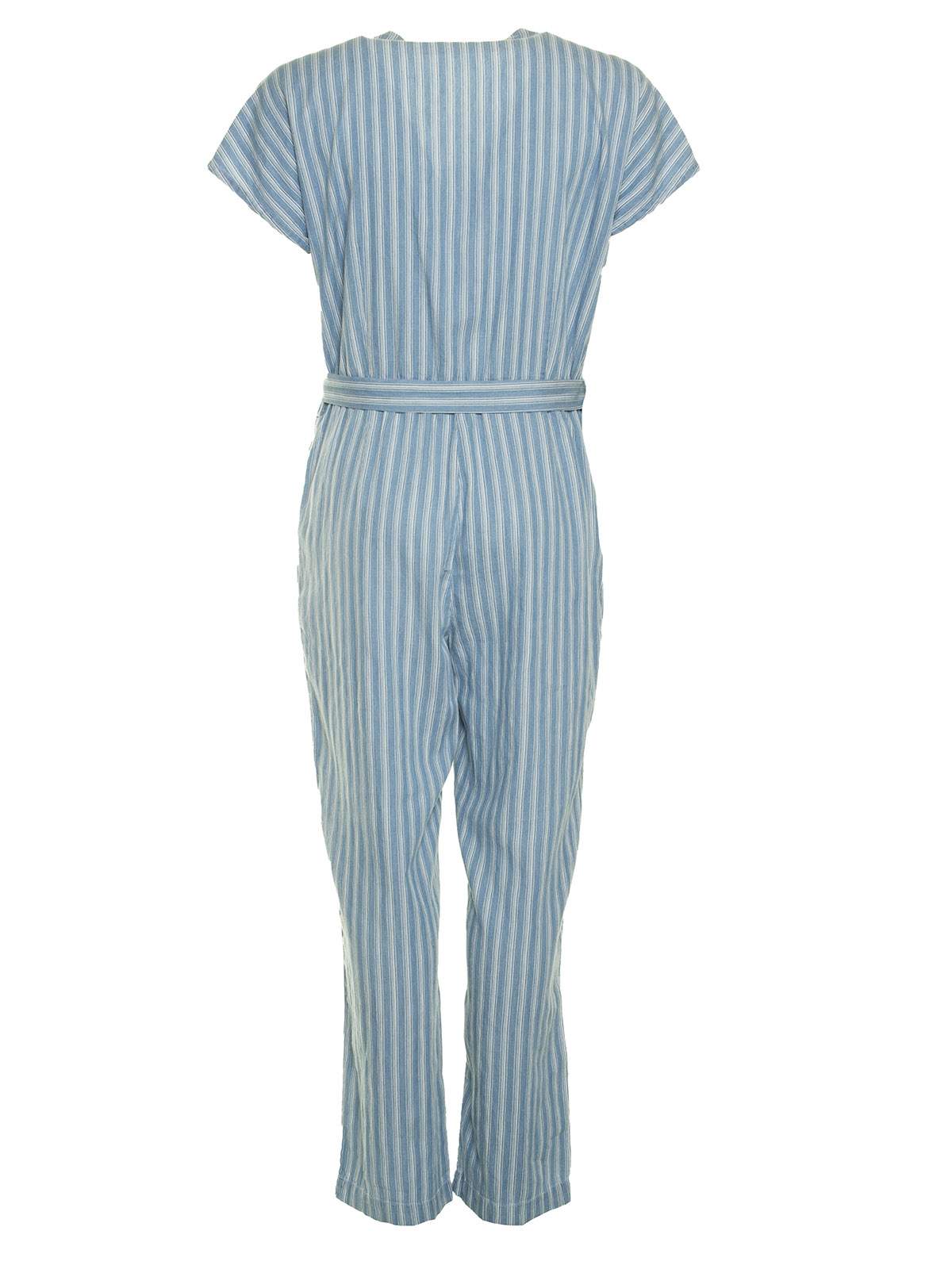 Nice Things Striped Denim Jumpsuit