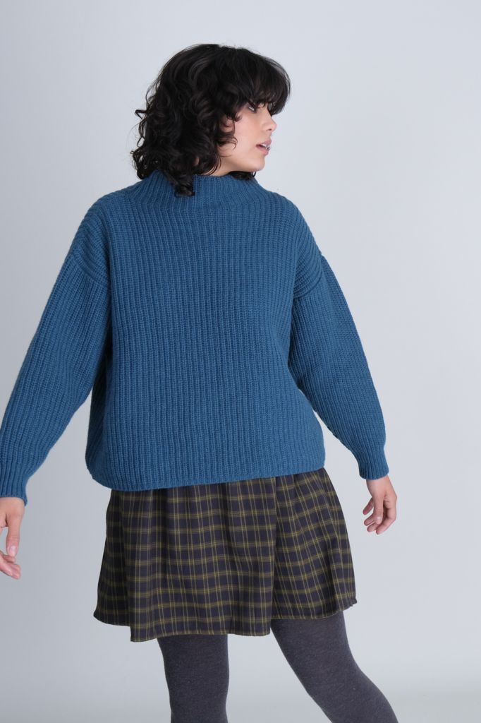 Bibico Matilda Ribbed Jumper Peacock 