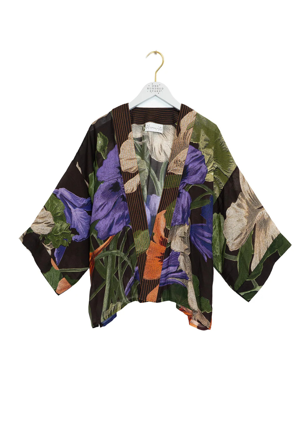 Nasturium Black Kimono