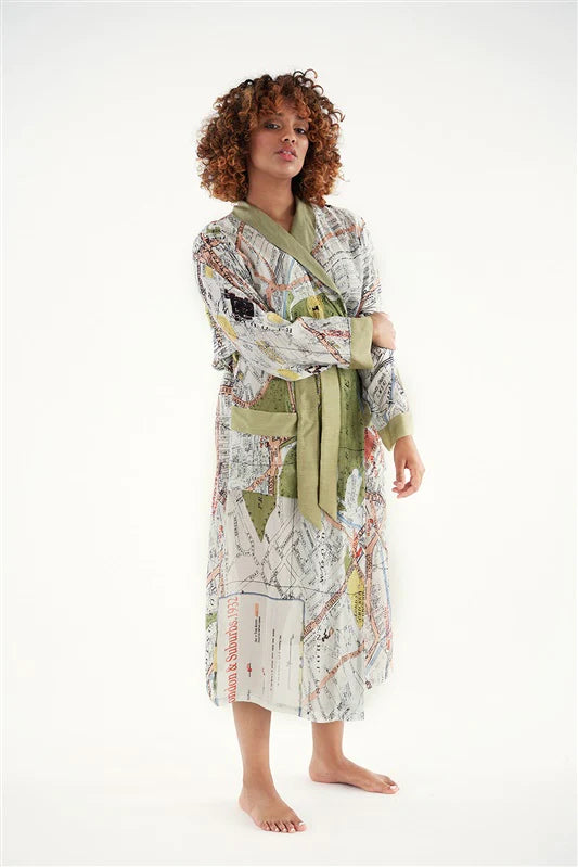 One Hundred Stars London Map Gown