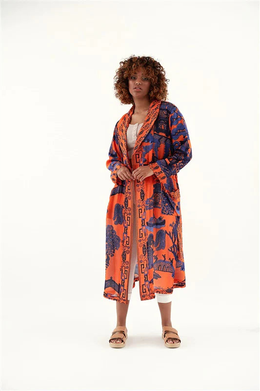 One Hundred Stars Giant Willow Gown Orange