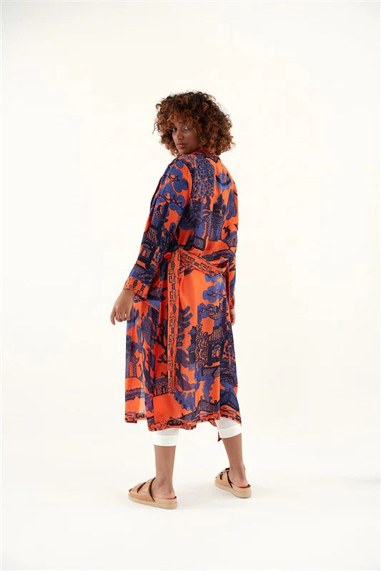 One Hundred Stars Giant Willow Gown Orange
