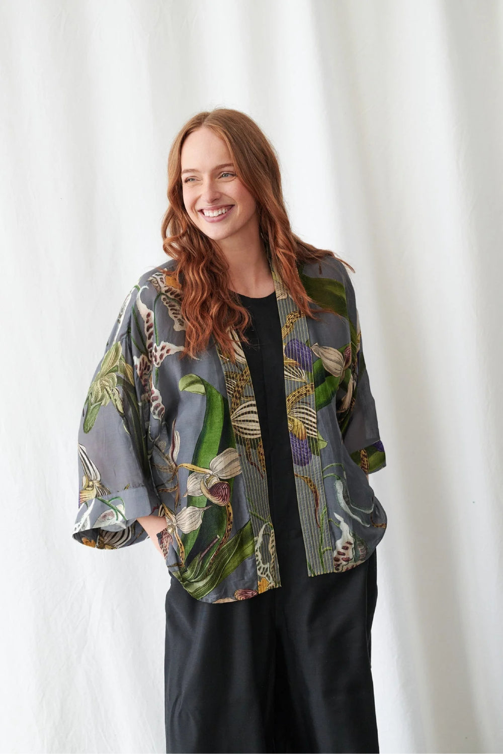 Orchid Kimono