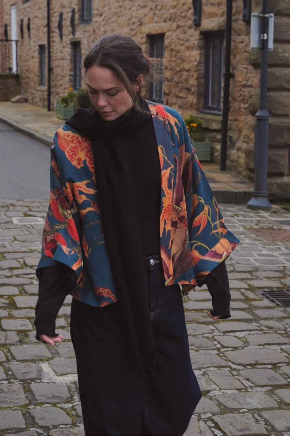 Orchid Wool Kimono