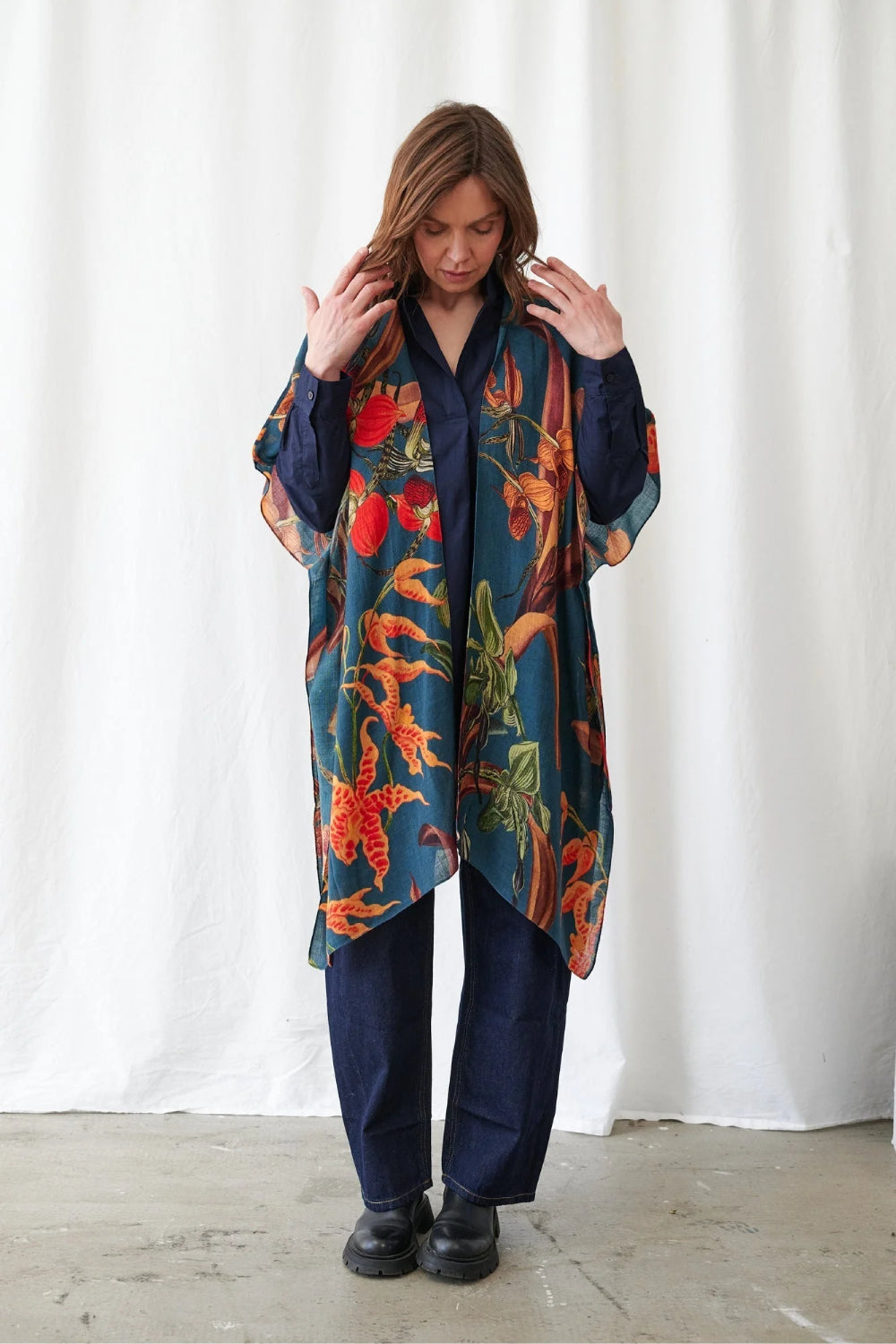 Orchid Wool Throwover