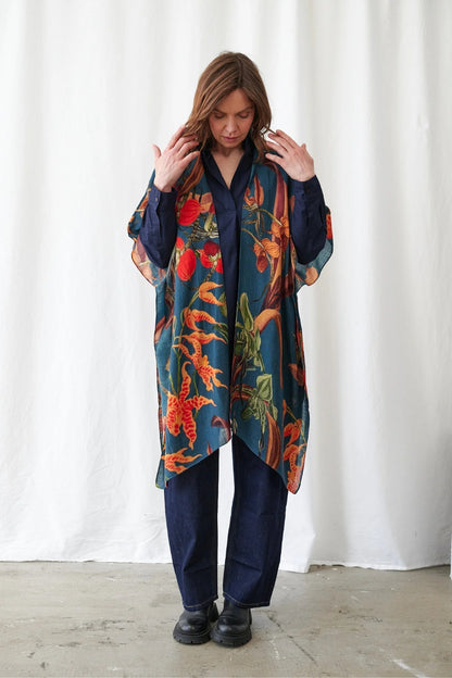 Orchid Wool Throwover
