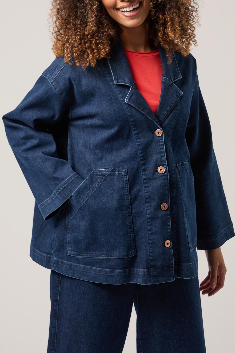 Stretch Denim Jacket
