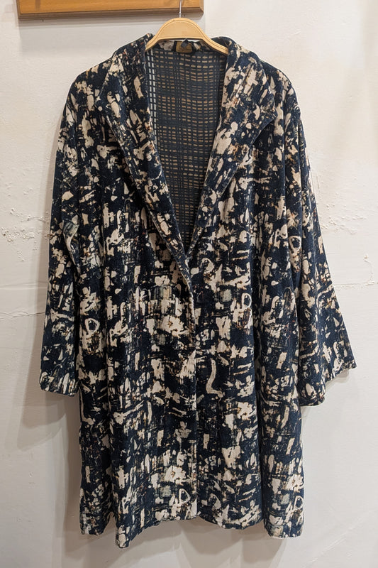 YC21-65 Cotton Velvet Monochrome Jacket