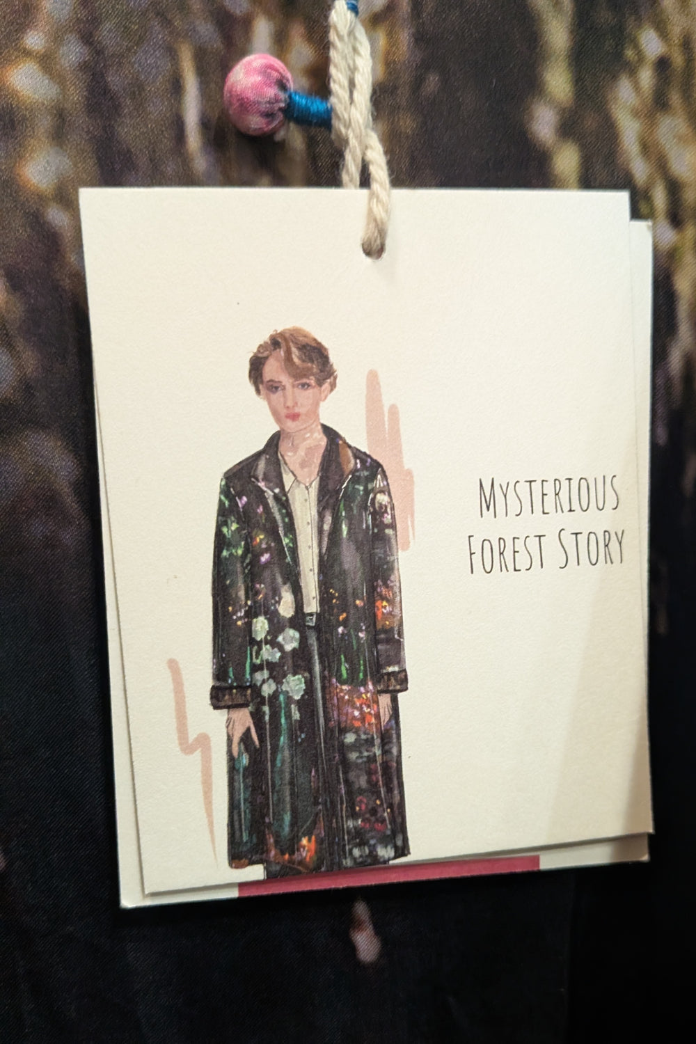 YC21-42 Cotton Velvet Winter Flower Coat