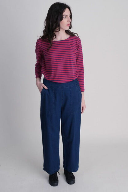 Bibico Anna Wide Legged Trousers Blue