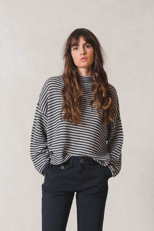 Indi & Cold Marino Zig Zag Jumper Blue Blue