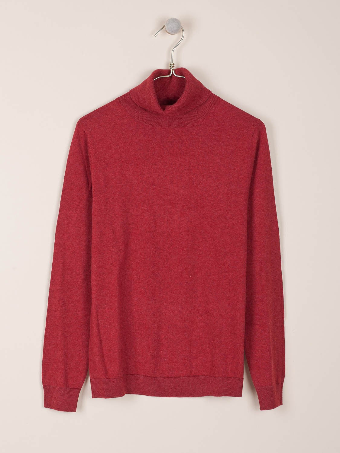 Indi & Cold Cashmere and Cotton Jumper Rojo