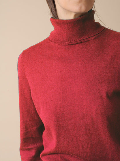 Indi & Cold Cashmere and Cotton Jumper Rojo