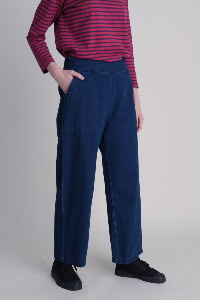 Bibico Anna Wide Legged Trousers Blue
