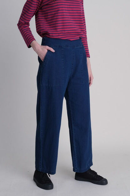 Bibico Anna Wide Legged Trousers Blue
