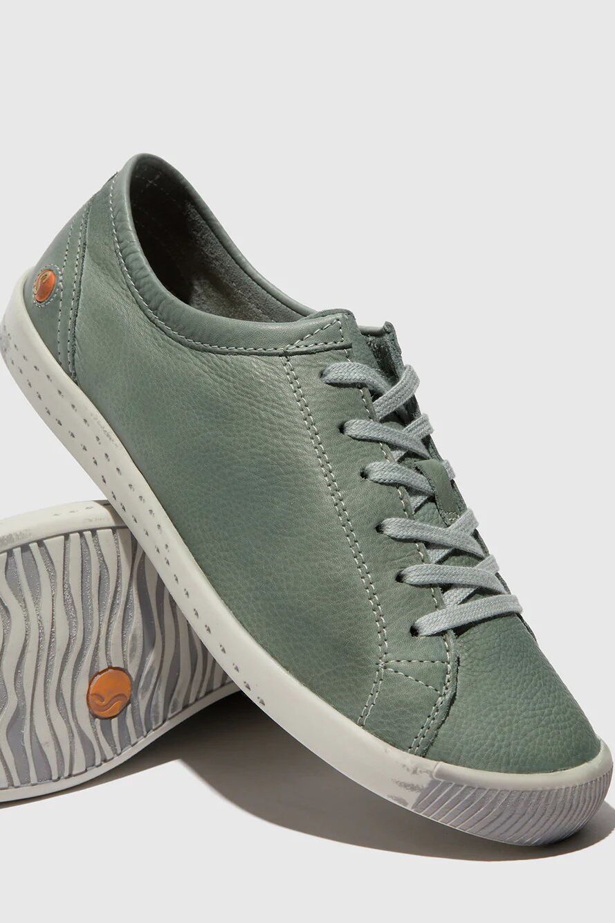 Softinos Isla Trainer Washed Diesel Green