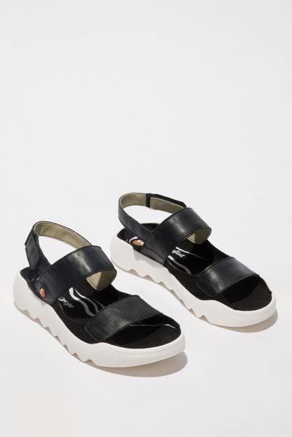Softinos Weal Sandal Black Black