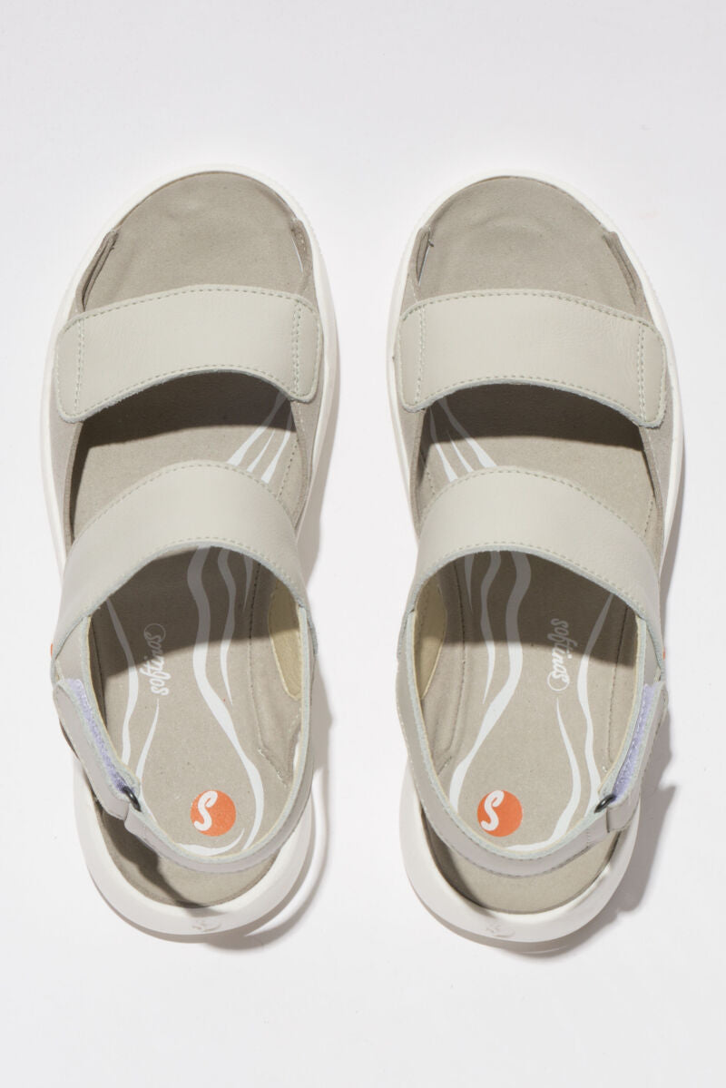 Softinos Weal Sandal Light Grey Grey