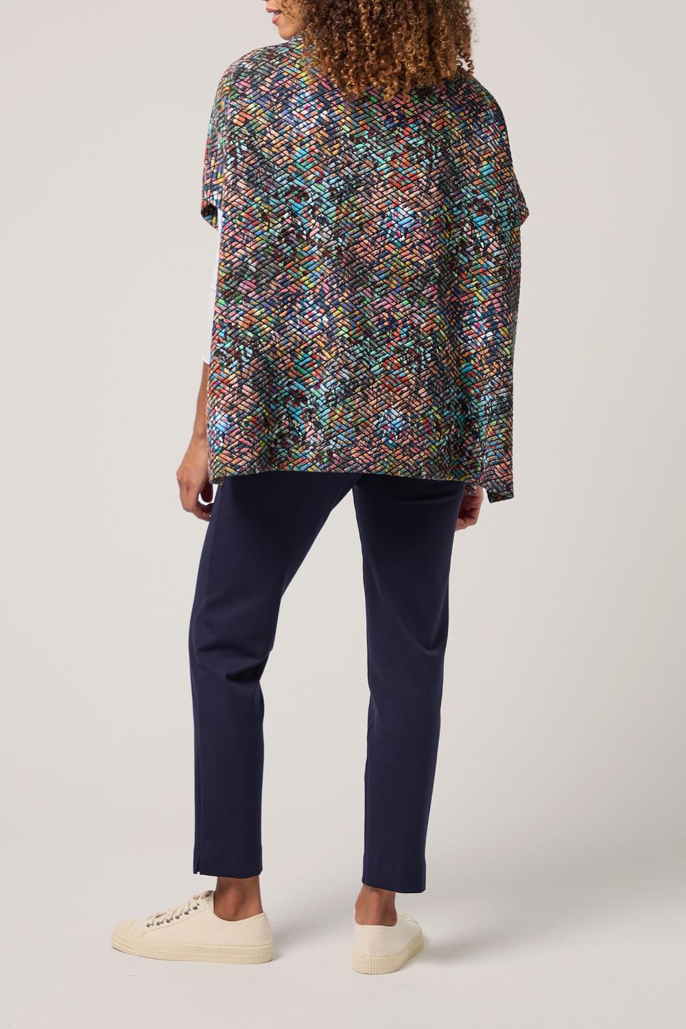 Diamond Jacquard Jersey Jacket