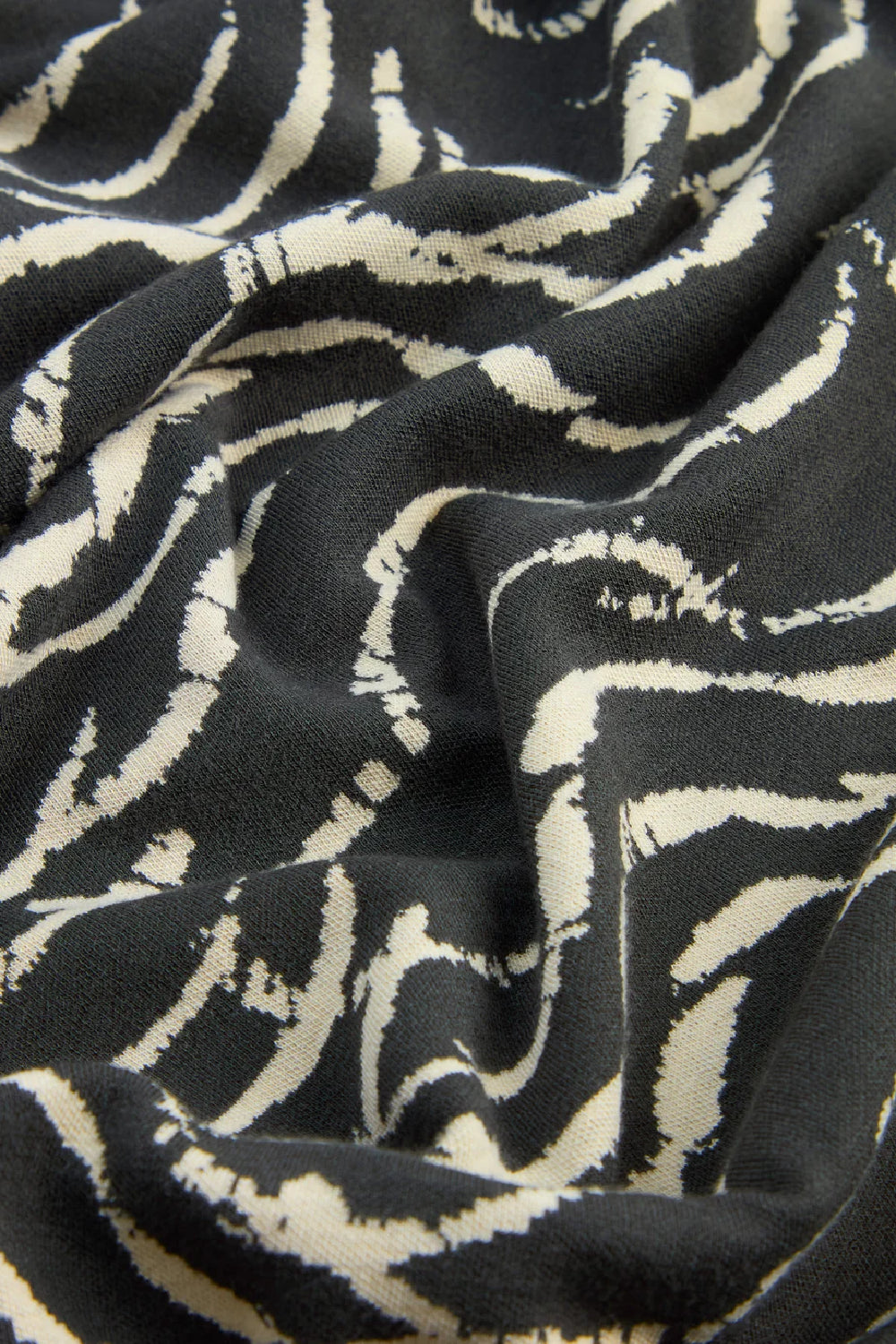 Dancing Waves Zip Boxy Jacket