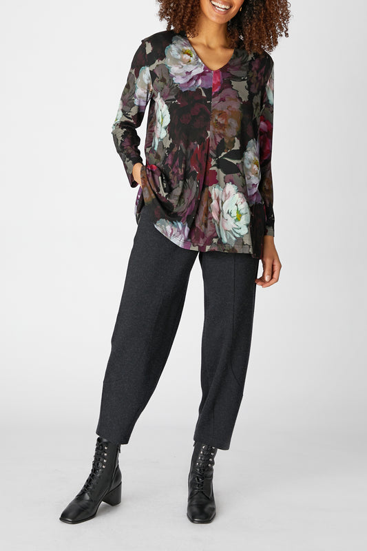 Sahara Dusky Floral Jersey Tunic