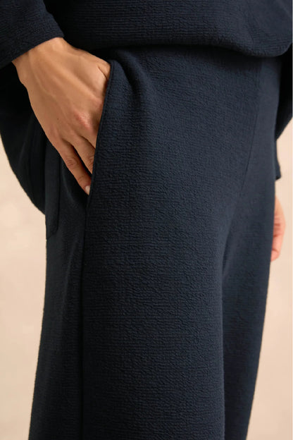 Double Jersey Crinkle Trousers