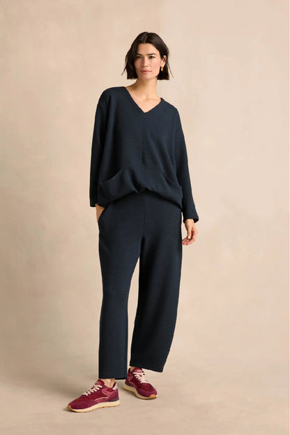 Double Jersey Crinkle Trousers