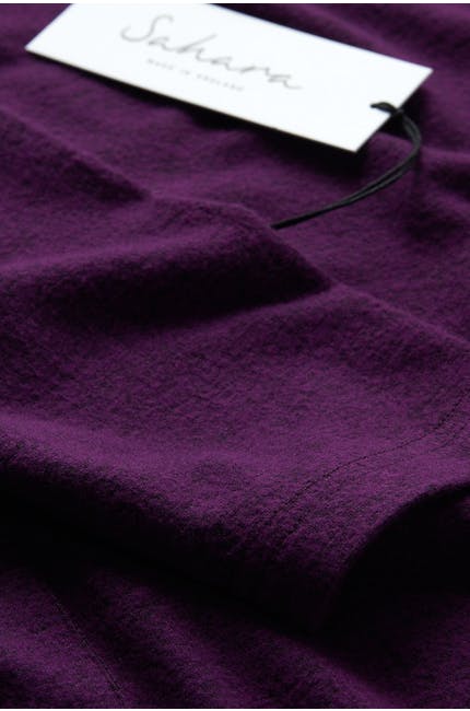 Sahara Speckled Brush Jersey Tunic Grape