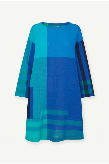 Sahara Maxi Check Weave Tunic Multi