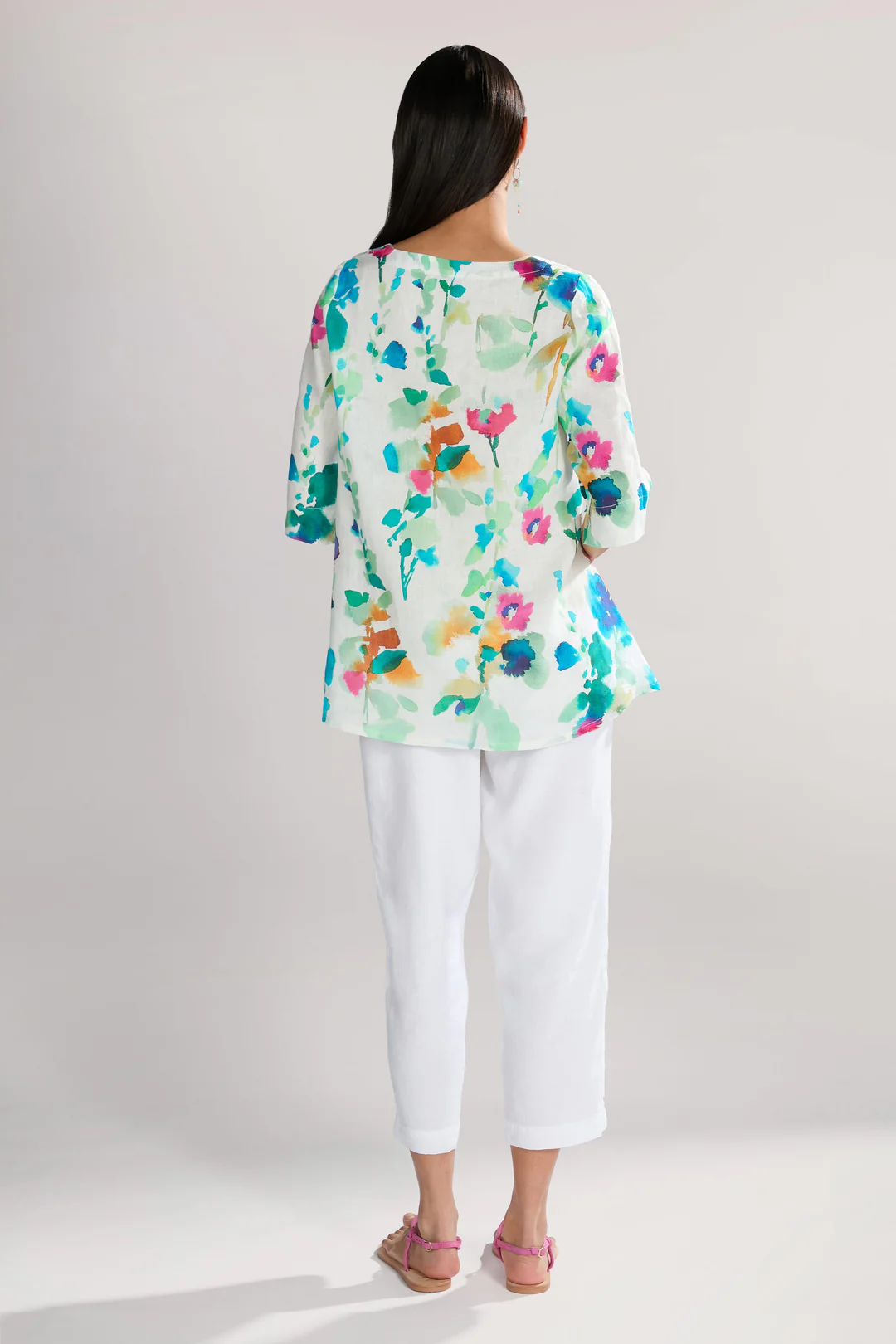 Watercolour Foxglove Tunic