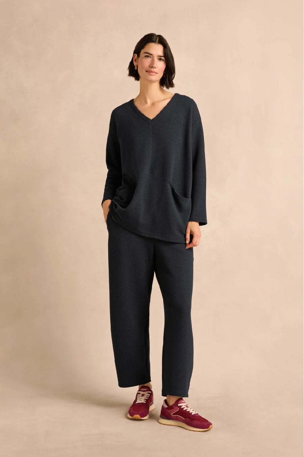 Double Jersey Crinkle Tunic
