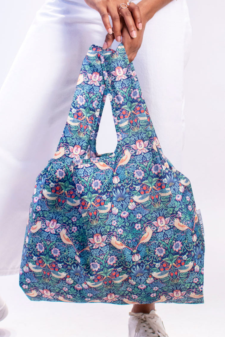 Kind Bags William Morris Strawberry Reusable Bag
