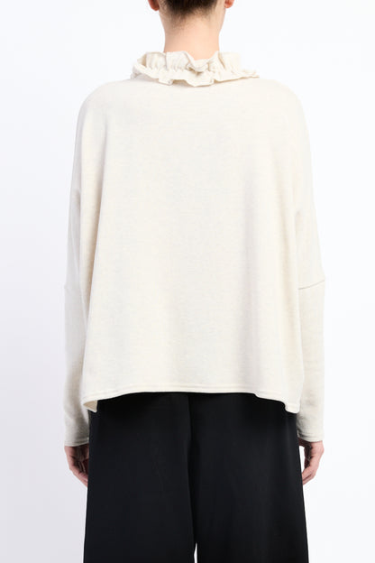 Ruffle Soft Basic Pullover