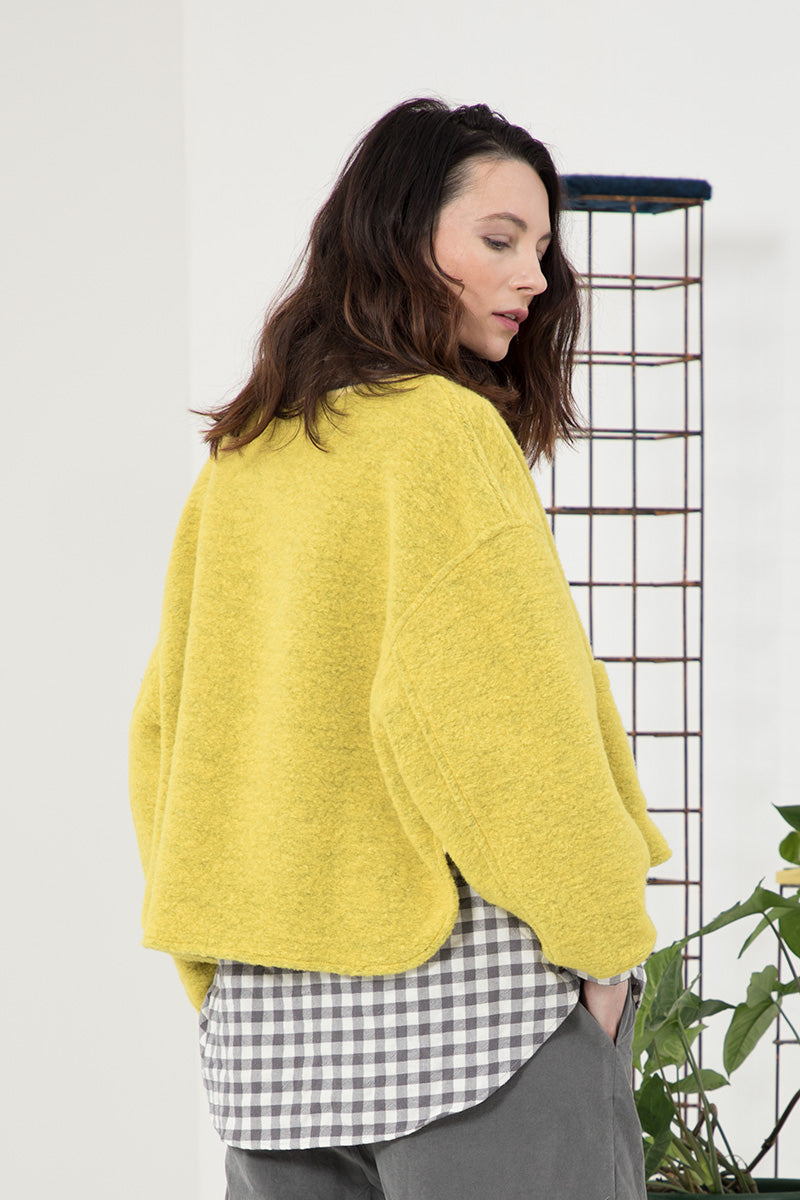 Neirami Over Pocket Cardigan Oro Gold