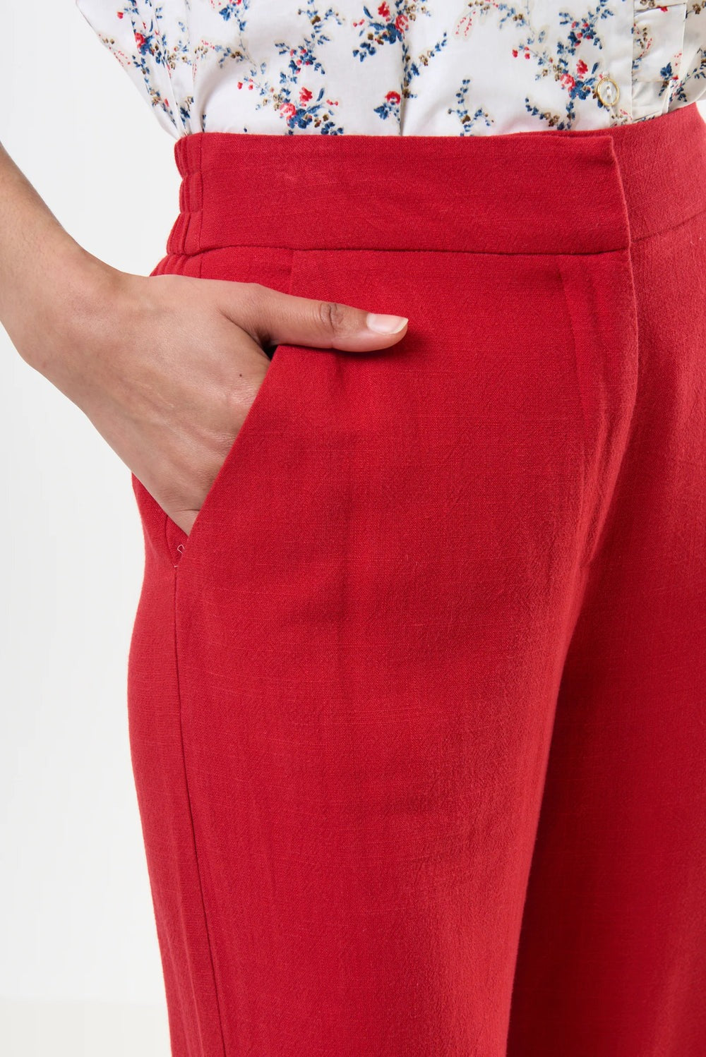 Tilde Linen Mix Trousers